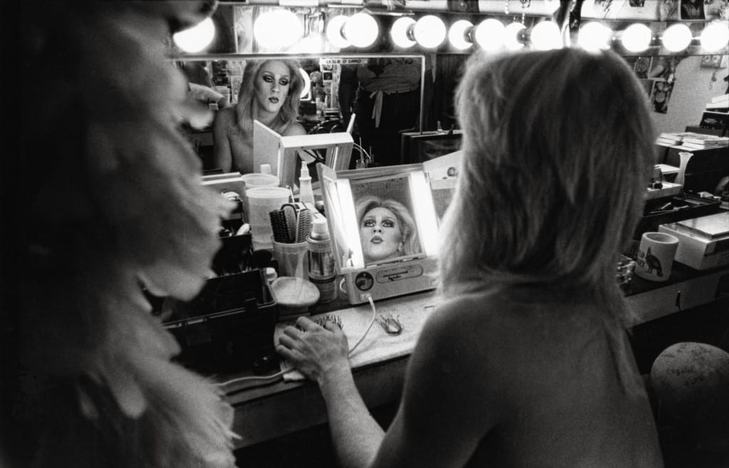 Over six feet tall before putting on stiletto heels, Leslie was the perfect woman, a gender she inhabited part time while dancing and vamping at Illusions, a drag show bar in Atlanta, GA. 1982, by Billy Howard