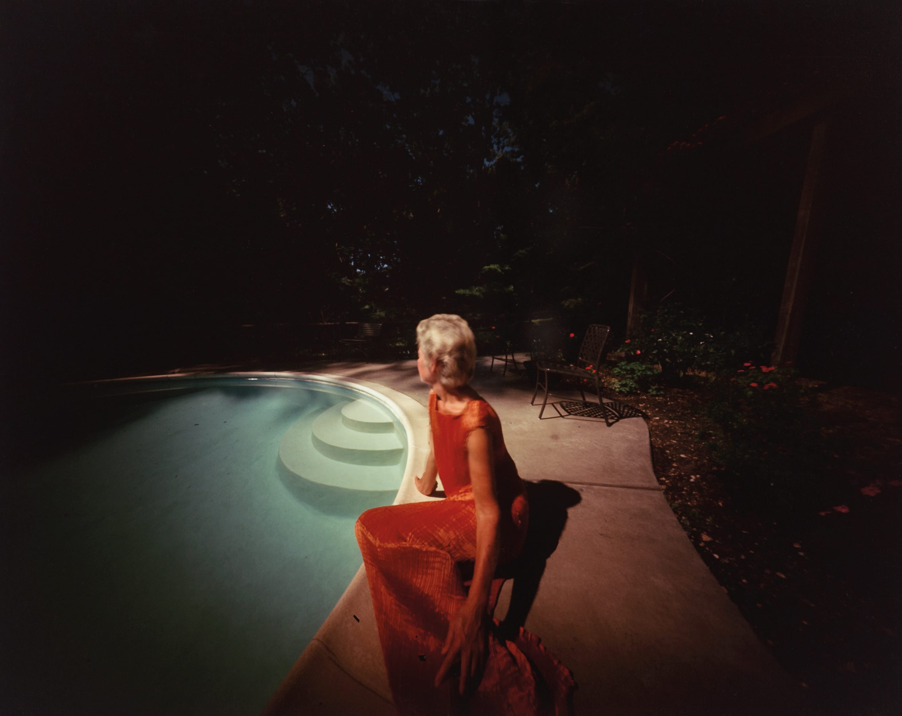 Richmond, Virginia: Joan by Her Pool, 1986