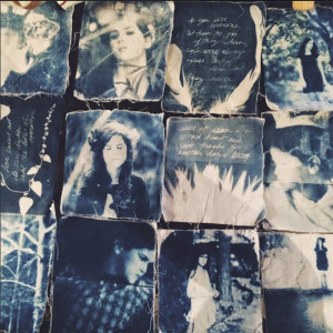 Cyanotype Prayer Flags by Laura Burlton